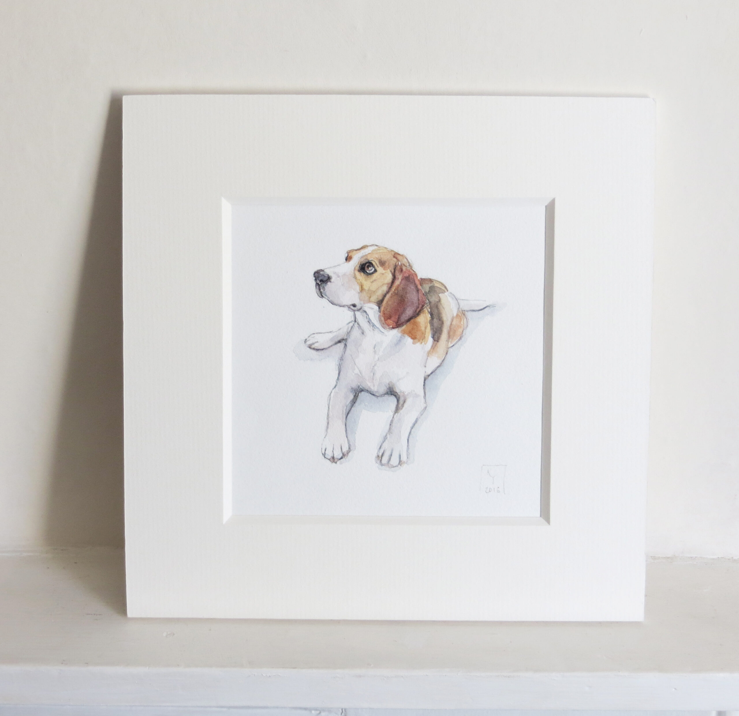 Beagle cheap watercolor painting