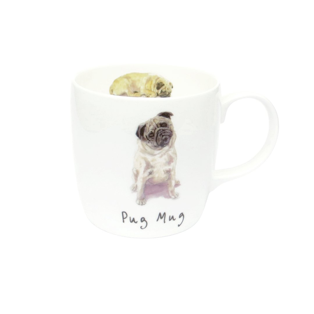 Mug Carlin Blanc Dimension 9 Pets - Tasse à Café Ou Thé